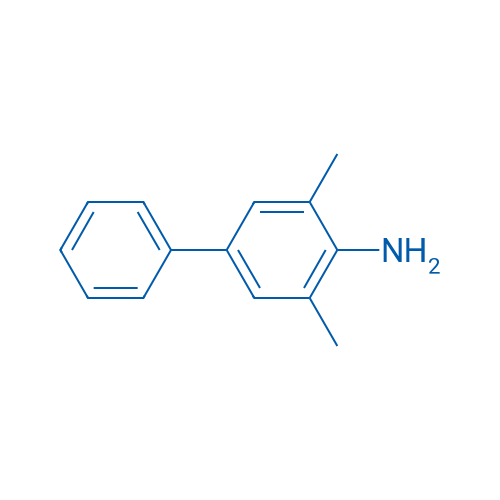 3,5-二甲基联苯-4-胺 结构式