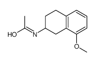 N-(1,2,3,4-四氢-8-甲氧基-2-萘基)乙酰胺 结构式