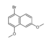 4-溴-1,7-二甲氧基萘 结构式