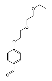 4-[2-(2-乙氧基乙氧基)乙氧基]苯甲醛 结构式