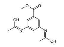 3,5-二乙酰氨基苯甲酸甲酯 结构式