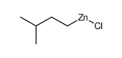 氯(3-甲基丁基)锌 结构式