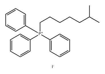 Phosphonium, (6-methylheptyl)triphenyl-, iodide (1:1) 结构式