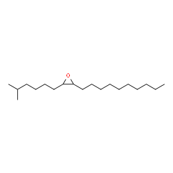 2-癸基-3-(5-甲基己基)环氧乙烷 结构式