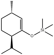 (3S,6R)-3-甲基-6-(1-甲基乙基)-1-[(三甲基硅基)氧基]环己烯 结构式