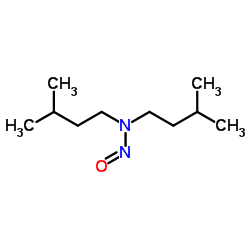 Diisopentylnitrosamine 结构式