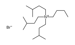1-Butanaminium, N-butyl-3-methyl-N,N-bis(3-methylbutyl)-, bromide 结构式
