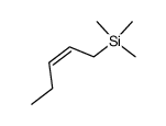 Silane, trimethyl(2Z)-2-penten-1-yl- 结构式