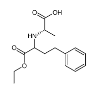 Benzenebutanoic acid, α-[[(1S)-1-carboxyethyl]amino]-, 1-ethyl ester 结构式