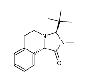 Imidazo[1,5-b]isoquinolin-1(5H)-one, 3-(1,1-dimethylethyl)-2,3,10,10a-tetrahydro-2-methyl-, (3R-cis)- (9CI) 结构式