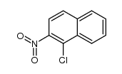 1-氯-2-硝基萘 结构式