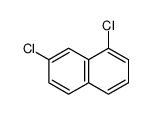 1,7-二氯萘 结构式