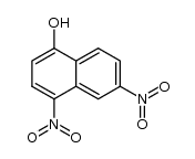 4,6-二硝基-1-萘酚 结构式