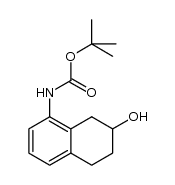 Carbamic acid, N-(5,6,7,8-tetrahydro-7-hydroxy-1-naphthalenyl)-, 1,1-dimethylethyl ester 结构式