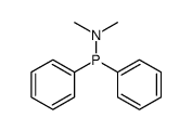 Phosphinous amide, N,N-dimethyl-P,P-diphenyl- 结构式