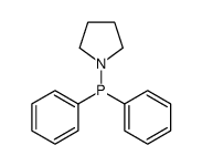 1-(二苯基膦基)吡咯烷 结构式