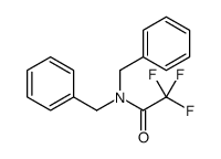 2,2,2-三氟-N,N-二(苯甲基)乙酰胺 结构式