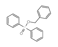 二苯基次膦酸苄酯 结构式