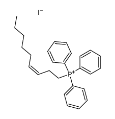 Phosphonium, (3Z)-3-nonen-1-yltriphenyl-, iodide (1:1) 结构式