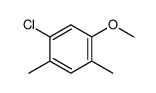 1-氯-5-甲氧基-2,4-二甲基苯 结构式