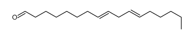 8,11-Heptadecadienal, (8Z,11Z)- 结构式