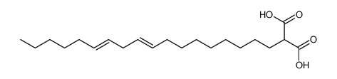 Propanedioic acid, 9,12-octadecadienyl-, (Z,Z)- (9CI) 结构式