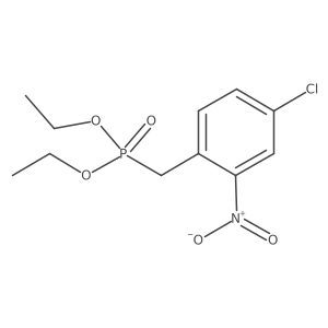 Phosphonic acid, P-[(4-chloro-2-nitrophenyl)methyl]-, diethyl ester 结构式