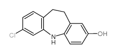 7-氯-10,11-二氢-5H-二苯并[B,F]氮杂卓-2-醇 结构式