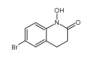 6-溴-1-羟基-3,4-二氢喹啉-2(1H)-酮 结构式