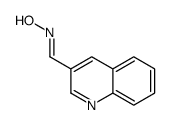 3-Quinolinecarboxaldehyde, oxime 结构式