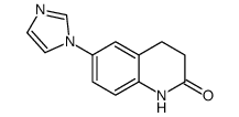 6-咪唑-1-基-3,4-二氢-1H-喹啉-2-酮 结构式