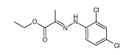 Ethyl (2E)-2-[(2,4-dichlorophenyl)hydrazono]propanoate 结构式