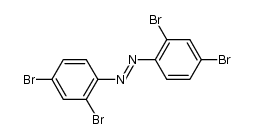 1,2-双(2,4-二溴苯基)二氮烯 结构式
