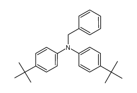Benzenemethanamine, N,N-bis[4-(1,1-dimethylethyl)phenyl]- 结构式