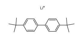 4,4'-二(叔丁基)二苯基锂 结构式