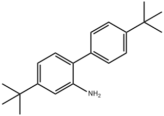 2-氨基-4,4'-二叔丁基联苯 结构式
