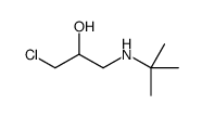 1-(叔丁胺)-3-氯丙烷-2-醇 结构式