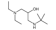 1-(二乙氨基)-3-(叔丁氨基)-2-丙醇 结构式