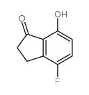 4-氟-7-羟基-1-茚酮 结构式