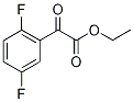 乙基2-(2,5-二氟苯基)-2-氧乙酸盐 结构式