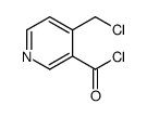 4-(氯甲基)烟酰氯 结构式