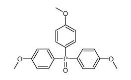 三(4-甲氧基苯基)氧化膦 结构式