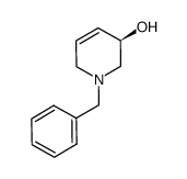 3-Pyridinol, 1,2,3,6-tetrahydro-1-(phenylmethyl)-, (3R)- 结构式