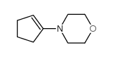 N-(1-环戊烯基)吗啉 结构式