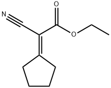 2-氰基-2-环戊亚基乙酸乙酯 结构式