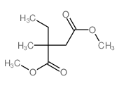 2-乙基-2-甲基丁二酸二甲酯 结构式