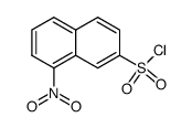 8-硝基-2-萘磺酰氯 结构式