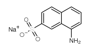 8-氨基萘-2-磺酸钠 结构式