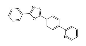 Pyridine, 2-[4-(5-phenyl-1,3,4-oxadiazol-2-yl)phenyl]- 结构式