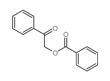 苯甲酸-2-苯基-2-氧代乙酯 结构式